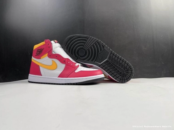 Official Maikesneakers High Fusion 555088-603 OGLight Jordan Air Red 1 0630